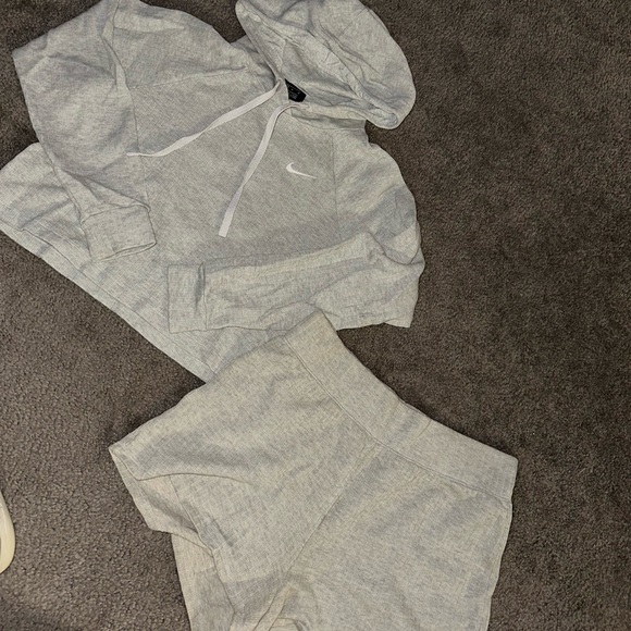 Nike | Tops | Nike Ribbed Matching Set | Poshmark